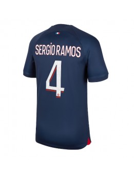 Paris Saint-Germain Sergio Ramos #4 Heimtrikot 2023-24 Kurzarm